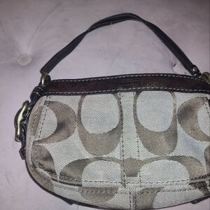 vintage hand wristlet coach